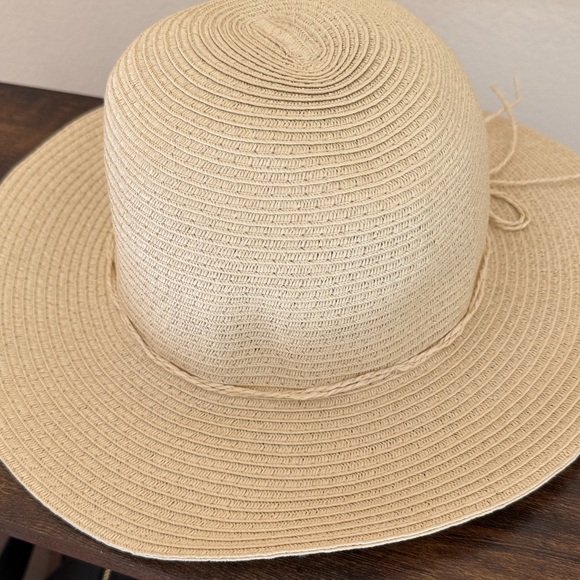 Basic Straw Panama Sun Hat - Natural - Picture 5 of 11